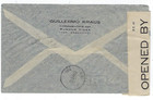 F- 1942 Buenos Aires Argentina To Providence Ri  Wwii Censor Tape  Trinidad Ie -