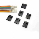 Single double Row Dupont 2 54mm Cable Ribbon Jumper Wire Male-male 2 3 4 5 6-20p