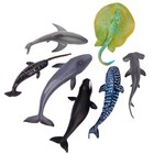 24pcs Mini Ocean Animal Figurines  Realistic Cake Toppers With Sharks  Whales