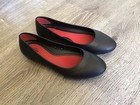 Crocs Womens Lina Iconic Size 9  Comfort Ballet Flats Black Slip On Shoes 203404