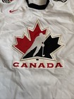 Nike Team Canada Men s Hockey Jersey Size L White Red Olympic Ice Hockey Nhl