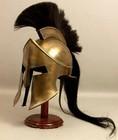 New 300 Spartan Helmet King Leonidas Movie Replica Medieval Helmet With Stand