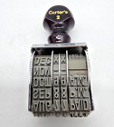 Vintage Carter   s Deluxe No 2 Rotary Date Stamp Made In Usa Office Number New Nos