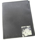Mens Alpine Swiss Double Diamond Black Leather Bifold Rfid Wallet New W  Box