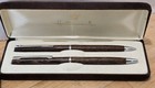 Vtg Hallmark Wood Mechanical Pencil   Ball Point Pen Set W paperwork Unused 