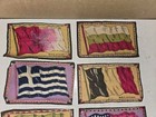 7 Vintage 1910 s Tobacco Felt Flannel Flags zira Cigarettes Esther Hebrew Silk