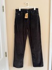 Nwt Quicksilver Landers Cord Pants Regular Fit Corduroy 5-pocket Black Men   s 32