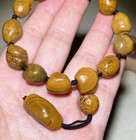 Certified Gobi Surface Coin Eye Agate stone Bead Bracelets Collection Specimen