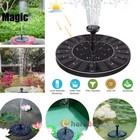 Solar Power Fountain Submersible Floating Water Pump Bird Bath Pond Garden Decor