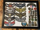Hog Harley Davidson Owners Group Patches Pins Ladies Pins Rally Framed Huge Lot