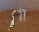 Leonore Doskow Sterling Silver Vintage Retracting Sewing Tape Measure Dated 1981