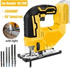 Jigsaw For Dewalt 20v Battery  Cordless Jig Saw Tool  Brushless Motor  Variab