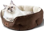 Dog Bed Extra Soft Washable 20in Antislip Waterresistant Cat Puppy Indoor Brown