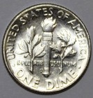 1964-d Roosevelt Dime - Bu -  1505e - Stock Photo - Free Shipping