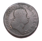 United States Colonial 1723 Dei Gratia Wood s Hibernia Coinage Farthing   Scarce