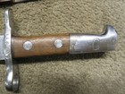 Swiss M1918 Bayonet For Schmidt Rubin K31   M1911 Short Carbines Scabbard   Frog