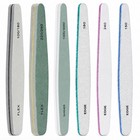 6 Pack Double Sided Nail File Set Emery Boards Buffer Shiner Manicure Kit