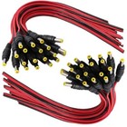 Dc Power Pigtail Cable Plug 18awg 2 1mm X 5 5mm 12v 5a Male Connector Pack Lot