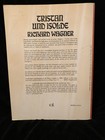 Wagner Tristan Und Isolde - Large Full Orchestral Score - Dover