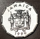 1990 Jamaica 1 Cent Fao Unc 