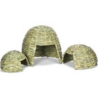 Grass House For Rabbits Hideouts Small Animal Play Hideaway Bed Habitat Decor
