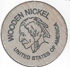 1994  Corry Pennsylvania Coin Club 30th Anniversary  Indian Head Wooden Nickel