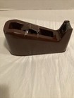 Vintage Abel 50 Silicone Tape Dispenser Industrial Art Deco Weighted Mcm Retro