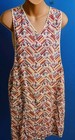 Vintage Mcm  Handmade Multicolor Smock 2 Button Apron Pockets Pullover Trim