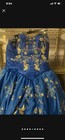Navy Blue Charro Dress 