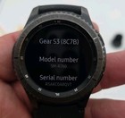 Samsung Gear S3 Frontier 46 Mm Steel Case With Black Silicone Band Smart Watch