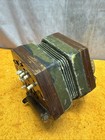 O    antique 19th Cent Concertina- 21 Button  Used Condition  Tested But Needs Tlc