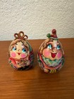 Russian Lacquer Egg Figurines ornaments Male And Female