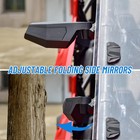 Sautvs Side Mirrors For Polaris Rzr Pro 20 Cm X 41 X 14 Cm  Black 