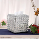 Sumnacon Crystal Square Tissue Box Cover - Decorative Tissue Box Holder  Sparkli
