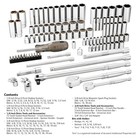 Ingersoll Rand 101 Piece 1 4 And 3 8 Inch Drive Sae metric Master Mechanics