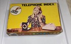 Vintage Eagle Telephone Index Red No 1020 Rotary Phone