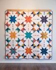 Starshine In Multi  Quilt Kit Fabric Pattern And Binding And Backing  Included