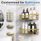 Shower Caddy 5 Pack adhesive Shower Organizer For Bathroom Storage home Decor ki