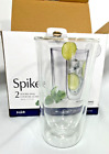 Joyjolt Spike Double Wall Cocktail Glasses Set Of 2 New In Box