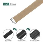 1 Inch Double Fold Bias Tape Continuous Bulk Bias Tape Khaki 25 Yards