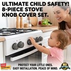 8pcs Stove Knob Covers     Child Safety Kitchen Guards For Gas   Oven Protection