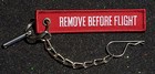 1953-1971 Corvette Hood Support Safety Pin With Flag