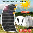 400w Watt Flexible 18v Mono Solar Panel Home Rv Rooftop Camping Off-grid Power