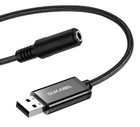 External Usb Sound Card Adapter Trrs 4 Pole Jack Mic Supported Usb To 3 5mm For