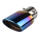 Universal Straight Type Stainless Steel Bolt-on Car Exhaust Tail Muffler Tip 