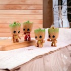 4pcs set Miniature Fairy Garden Sitting Groot Figurine Pvc Statue Groot For Kids