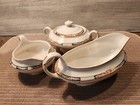 China Knowles  Taylor And Knowles  Gravy Boat  Sugar Bowl  And Creamer
