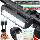 50000lm Mountain Bike Light Waterproof Rechargeable Mtb Bicycle Front Headlight