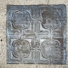 Antique Metal Tin Ceiling Tile 24    X 24  Salvaged Vintage 