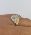 Real 10k Yellow Gold Ring Wedding Engagement Casual 10kt